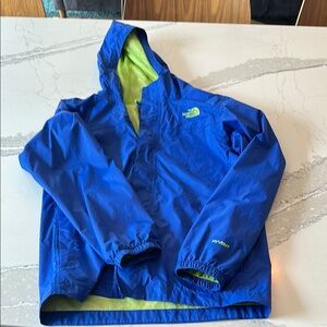 Northface  Blue Hooded Windbreaker Jacket